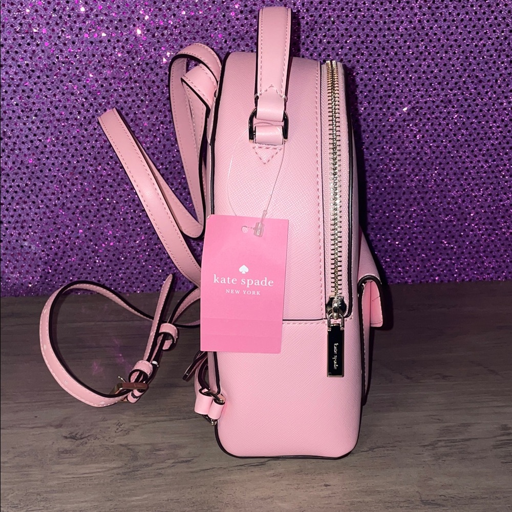 Kate Spade Light Pink Small Backpack | Stylish & Chic | NWT - Picture 4 of 12